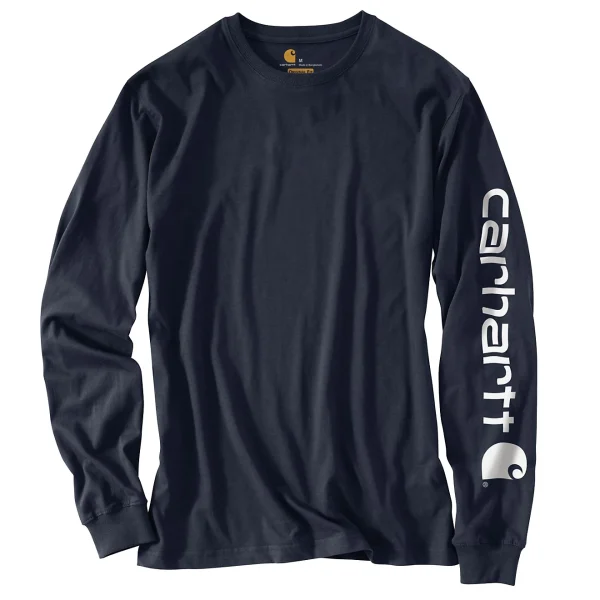 Exclusiva: Playera de Manga Larga con Logo Gráfico Carhartt para Hombre - Image 2