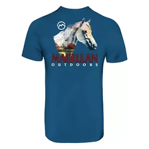 Playera en manga corta Magellan Outdoors de Hombre “Country Flag”