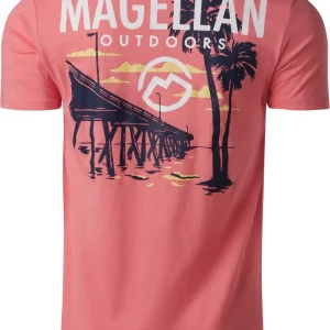 Playera en manga corta Magellan Outdoors de Hombre “Vintage Pier”